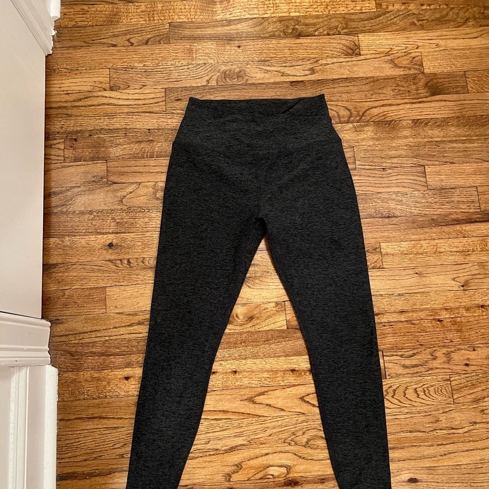 Spacedye Essential Long Legging - Black-Charcoal